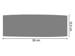 Aplique TOSEL ,metal,Aluminio , P 12,5xD11xD 29,5cm