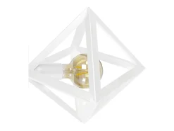 Aplique TOSEL ,metal,Blanco,A80xD24xP24cm