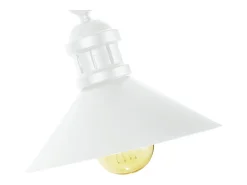 Aplique TOSEL ,metal,Blanco,A40xD20xP40cm