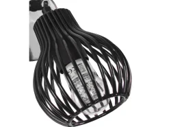 Aplique TOSEL ,metal,Negro ,A20xD11xP17cm