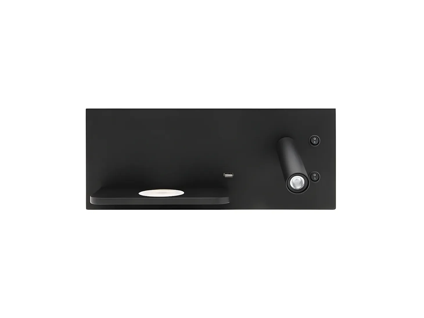 Aplique Velaquez Foco Derecho En Negro Usb+qi
