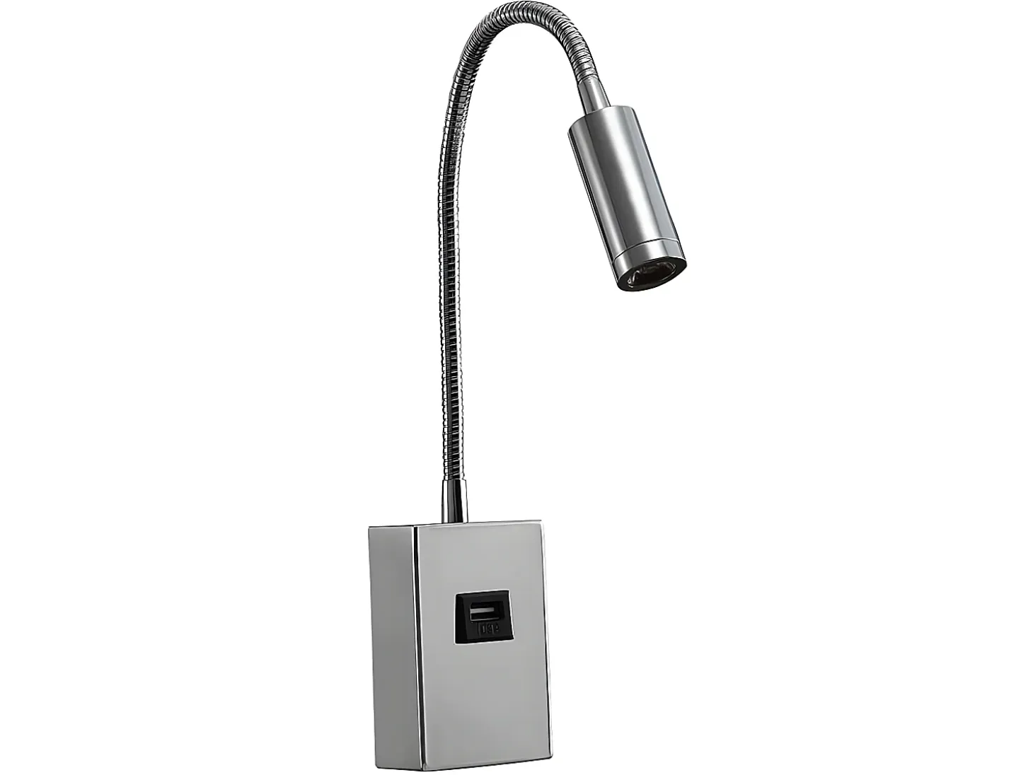 Aplique 3w Capote Cromo Con Usb Articulab. Y Orientab.