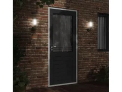 Apliques de exterior 2 unidades acero inoxidable negro ES218294