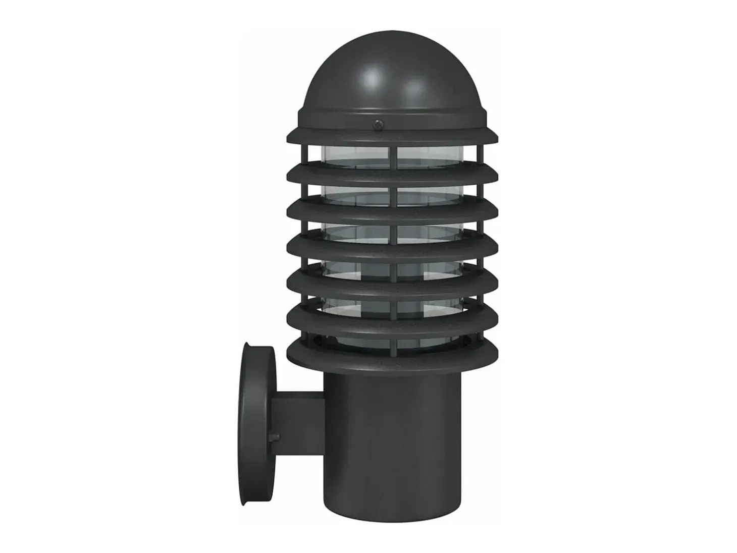 Apliques de exterior 2 unidades acero inoxidable negro ES564873