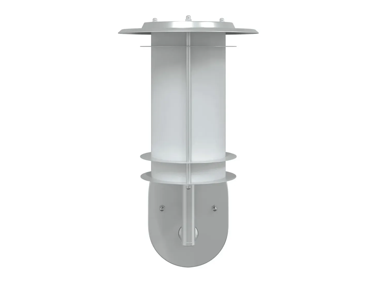 Apliques de exterior con sensor 2 unidades acero inoxidable ES968466