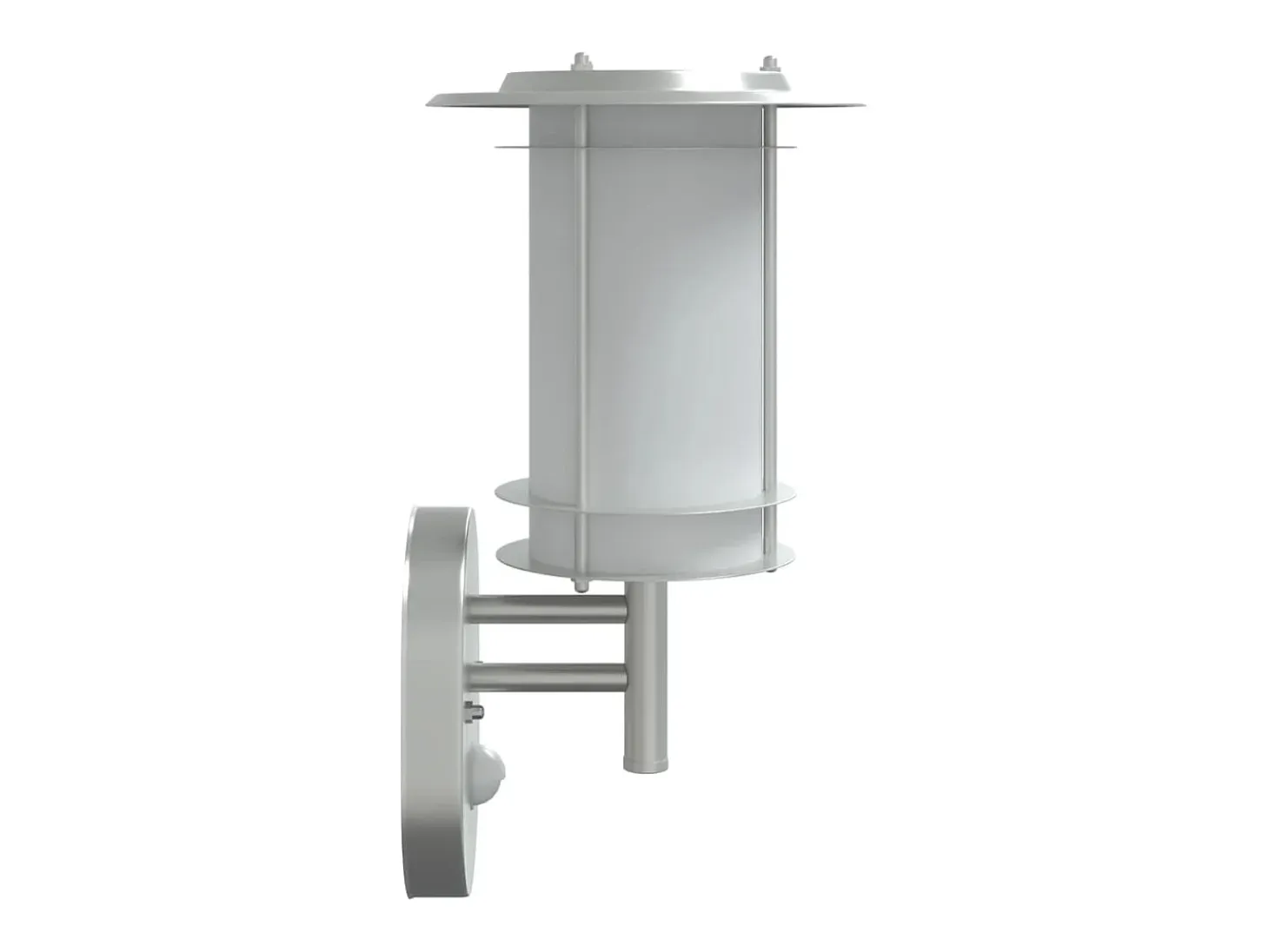 Apliques de exterior con sensor 2 unidades acero inoxidable ES968466