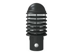 Apliques de exterior con sensor 2 uds acero inoxidable negro ES206723