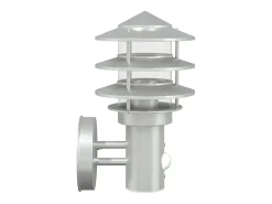 Apliques de exterior con sensor 2 unidades acero inoxidable ES227156