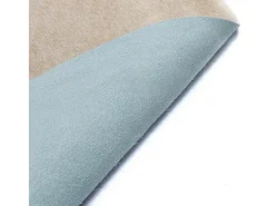 Ardpatrick Alfombra de piel de vaca auténtica beige 150x170 cm