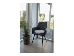 Asiento de piel de cordero marfil Ø 35 cm