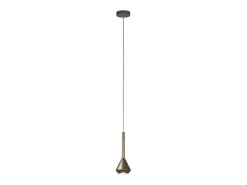 Aygo Sospensione 1 Luce Bronzo Con Cavo Cm.250 E Rosone Bronzo