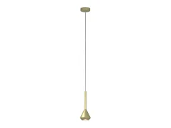 Aygo Sospensione 1 Luce Ottone Con Cavo Cm.250 E Rosone Ottone