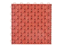 Azulejos Entrelazados para Garaje, SucceBuy Azulejos Entrelazados para Garaje Paquete de 50, 30.5 x 30.5 cm, Color Rojo
