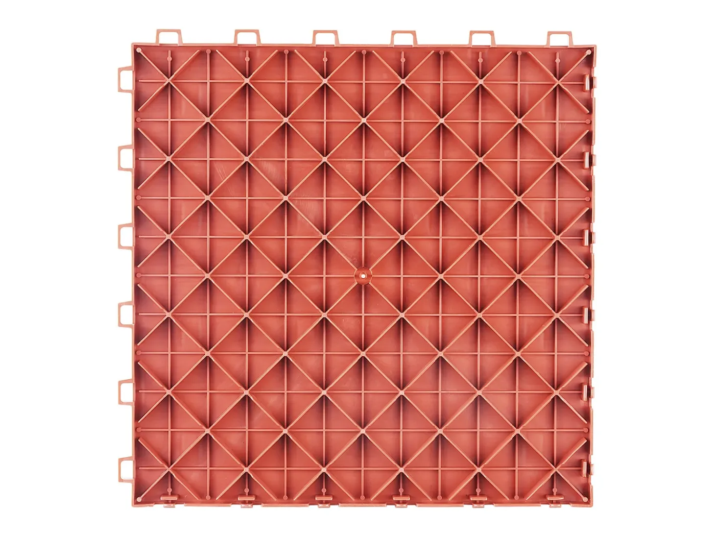 Azulejos Entrelazados para Garaje, SucceBuy Azulejos Entrelazados para Garaje Paquete de 50, 30.5 x 30.5 cm, Color Rojo