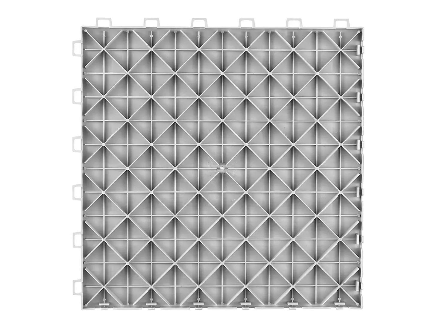 Azulejos Entrelazados para Garaje, SucceBuy Azulejos Entrelazados para Garaje Paquete de 25, 30.5 x 30.5 cm, Plateados