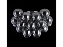 Balbo Plafón de Techo Semi Empotrado Níquel, 8 Luces, G9
