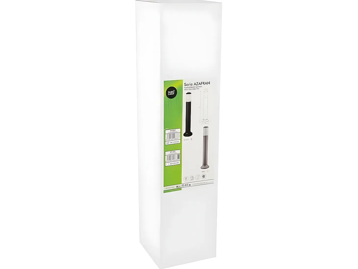 Baliza De Exterior Azafran Gris 70 Cm Policarbonato Ip44