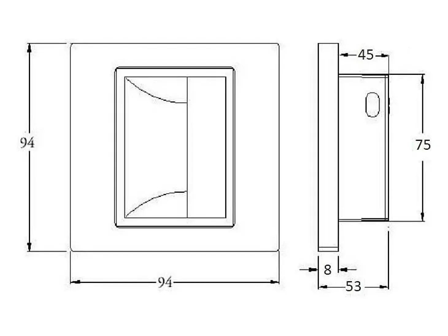 Baliza de Pared LED 1.5 W Empotrable con Sensor PIR y Crepuscular Bark Blanco 4000K Blanco Neutro