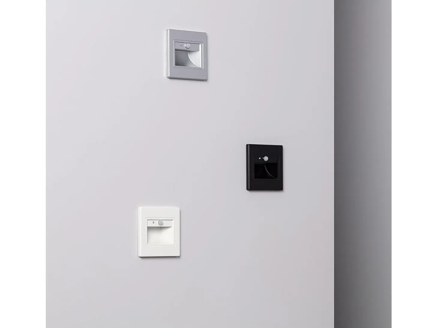 Baliza de Pared LED 1.5 W Empotrable con Sensor PIR y Crepuscular Bark Blanco 4000K Blanco Neutro