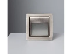 Baliza de Pared LED 1.5W Empotrable Acero Larry 5000K Blanco Frío