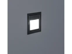 Baliza de Pared LED 1.5W Empotrable Acero Larry 5000K Blanco Frío