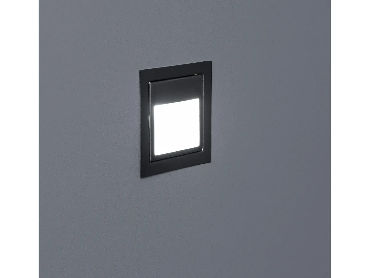 Baliza de Pared LED 1.5W Empotrable Acero Larry 5000K Blanco Frío