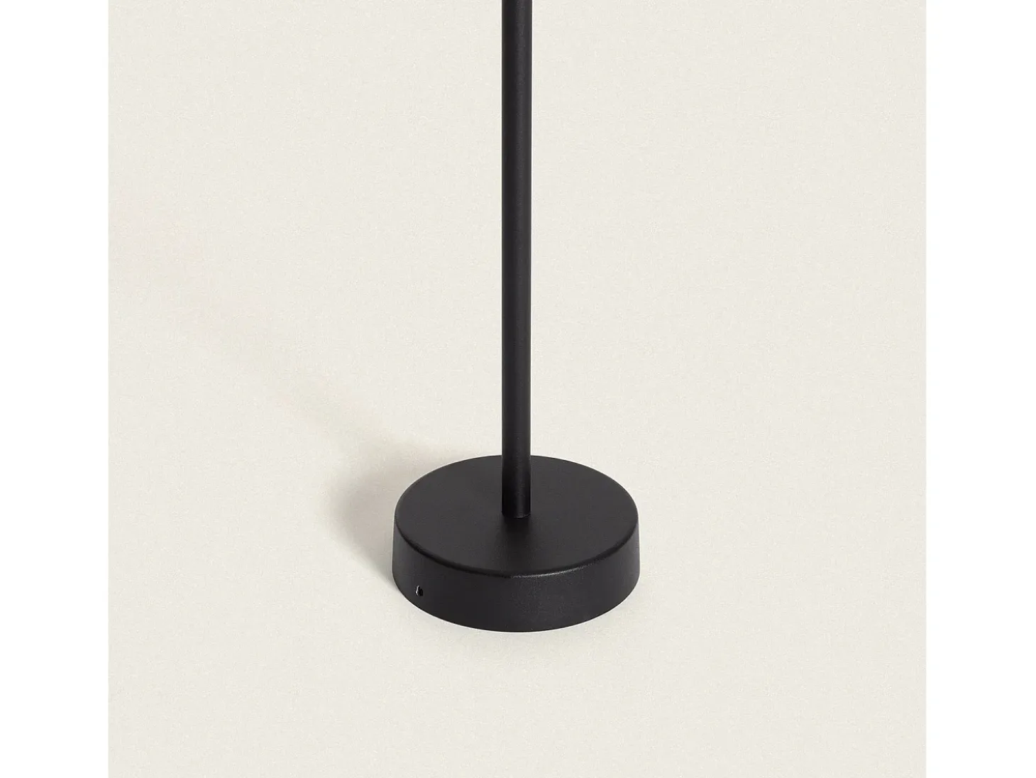 Baliza de Pie Exterior Aluminio 80cm Boukali Negro