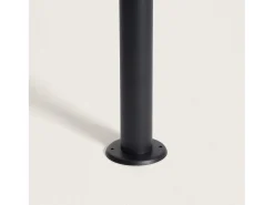 Baliza de Pie Exterior Solar LED 1,5W 50cm Acero Inoxidable con Sensor de Movimiento Ashier Negro