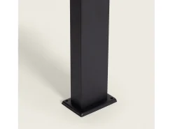 Baliza de Pie Exterior Solar LED 5W 50cm Aluminio con Sensor de Movimiento Aris Negro