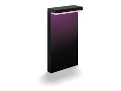 Baliza Exterior LED RGBW 13.5W Superficie Pie 40cm White Color Hue Nyro Negro