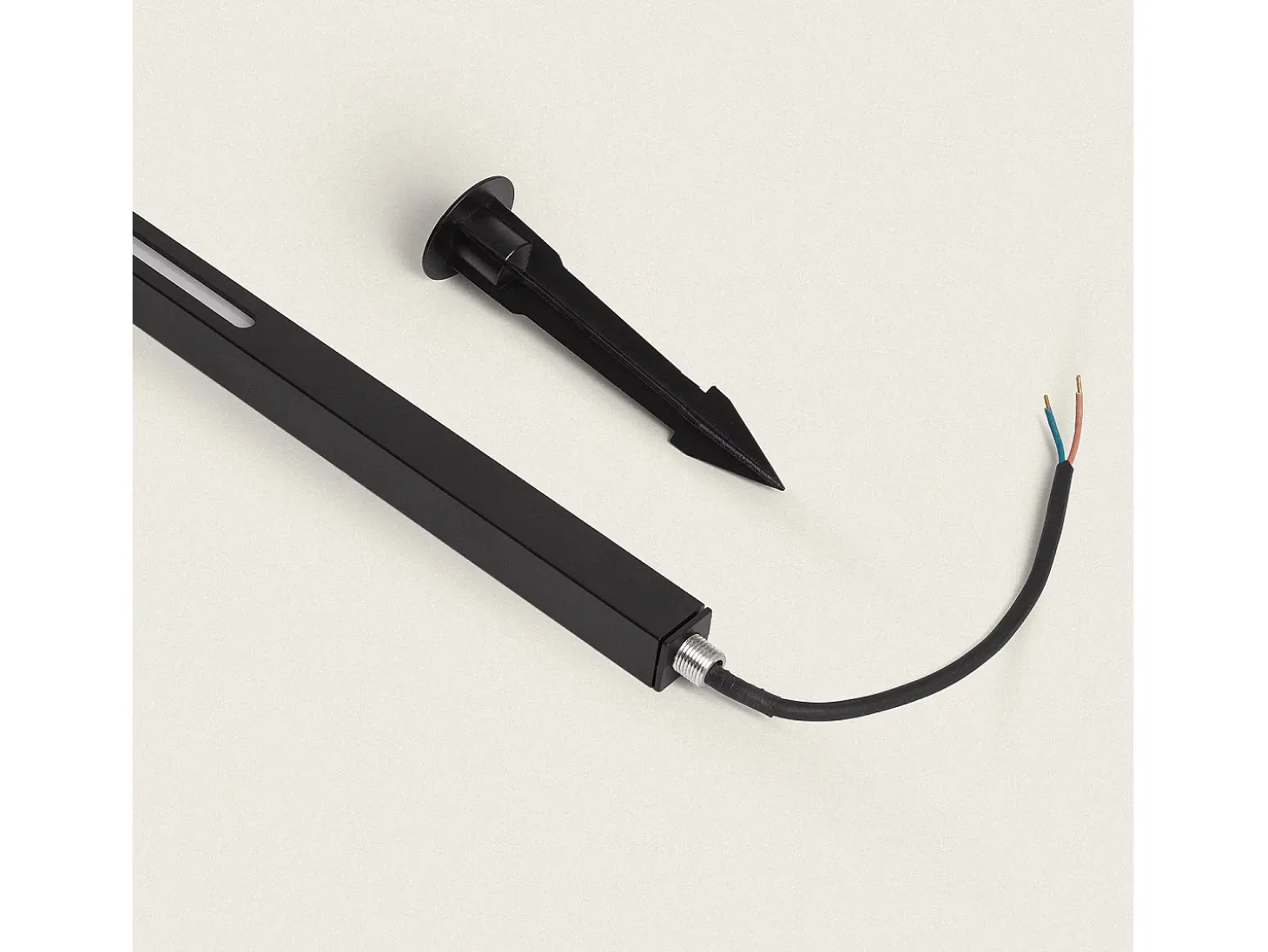 Baliza Exterior LED 12-24W 80-160 cm con Pincho Calax 1600 mm