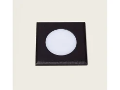 Baliza Exterior LED 2W Empotrable Cuadrada Welly Negro