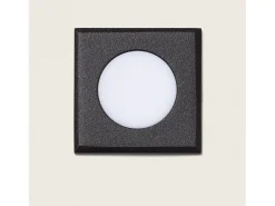 Baliza Exterior LED 2W Empotrable Cuadrada Welly Negro
