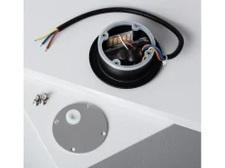 Baliza Exterior LED 3W Empotrable Pared Circular Negro Olite 4000K Blanco Neutro
