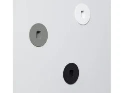 Baliza Exterior LED 2W Empotrable Pared Circular Negro Olite 4000K Blanco Neutro