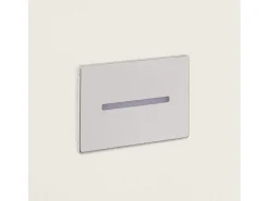 Baliza Exterior LED 3W Empotrable Pared Wabi Lineal Plateado
