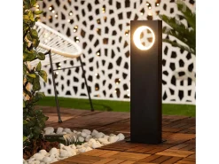 Baliza Exterior LED 12W Superficie Pie 60cm Arada 3000K Blanco Cálido
