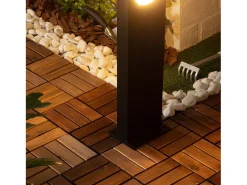 Baliza Exterior LED 12W Superficie Pie 60cm Arada 3000K Blanco Cálido