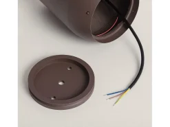 Baliza Exterior LED 9W Superficie Pie 30cm Dareh Óxido