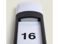 Baliza Exterior LED 10W Superficie Pie 50cm Aluminio para Numeración de Vivienda Mulham Negro
