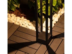 Baliza Exterior LED 7W Superficie Pie 60cm Irlaya 3000K Blanco Cálido