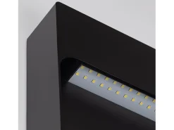 Baliza Exterior LED 6W Superficie Pared Arca 6000K Blanco Frío