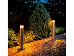 Baliza Exterior LED 5W Superficie Pie 50cm Acero Inoxidable Inti 3000K Blanco Cálido