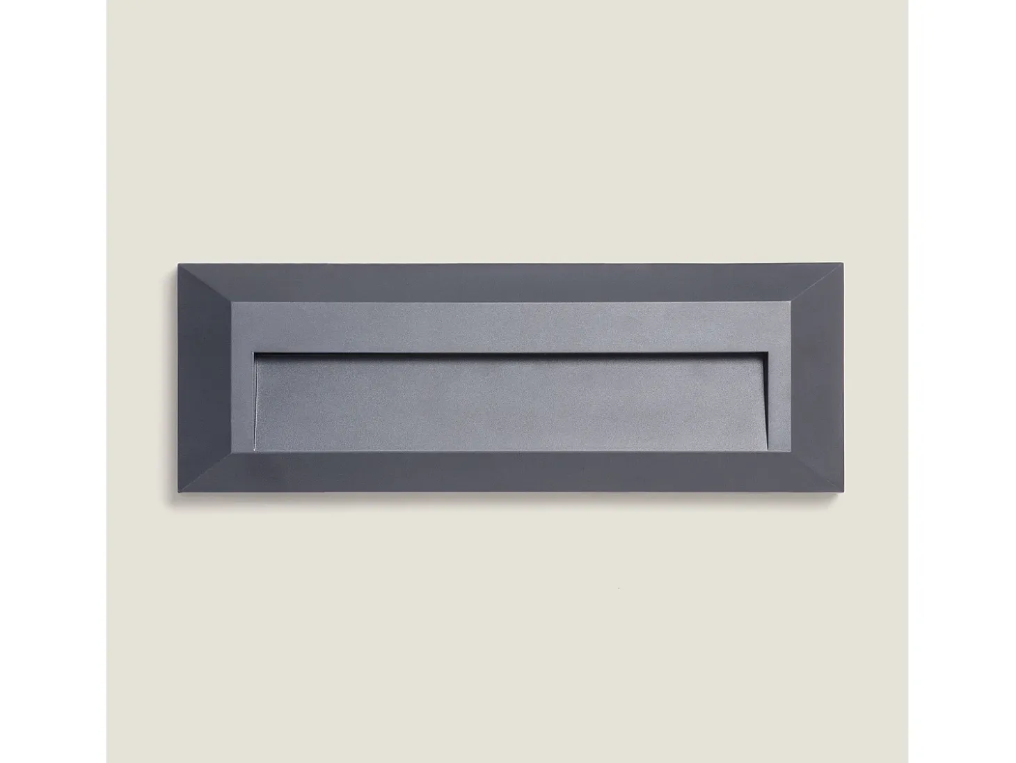 Baliza Exterior LED 2W Superficie Pared Rectangular Antracita Élide 2700K Blanco Cálido