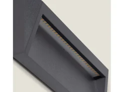 Baliza Exterior LED 2W Superficie Pared Antracita Chester 4000K Blanco Neutro