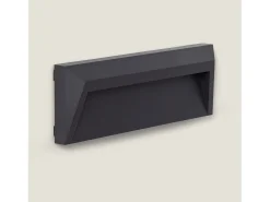 Baliza Exterior LED 2W Superficie Pared Antracita Chester 6000K Blanco Frío