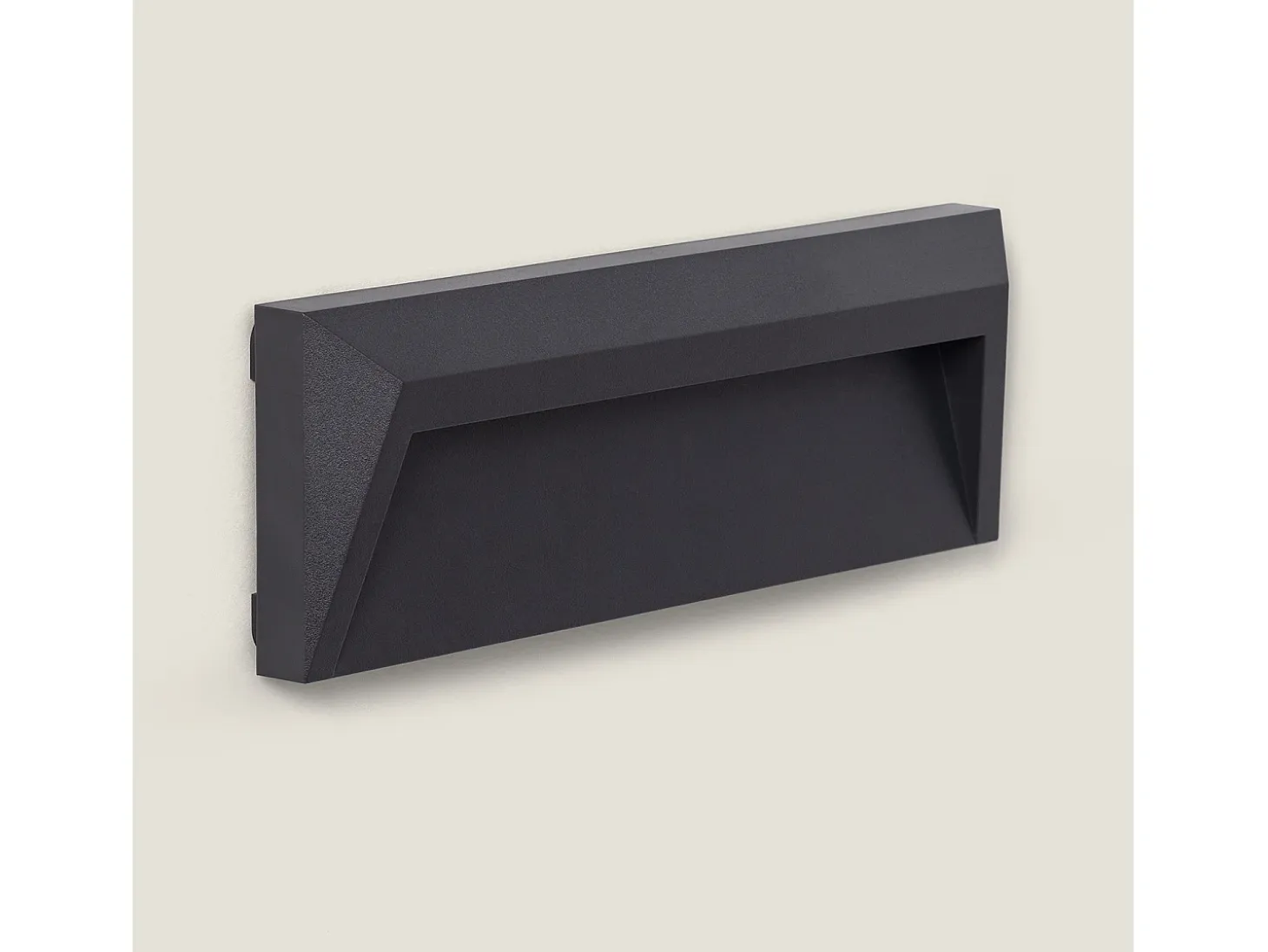 Baliza Exterior LED 2W Superficie Pared Antracita Chester 6000K Blanco Frío