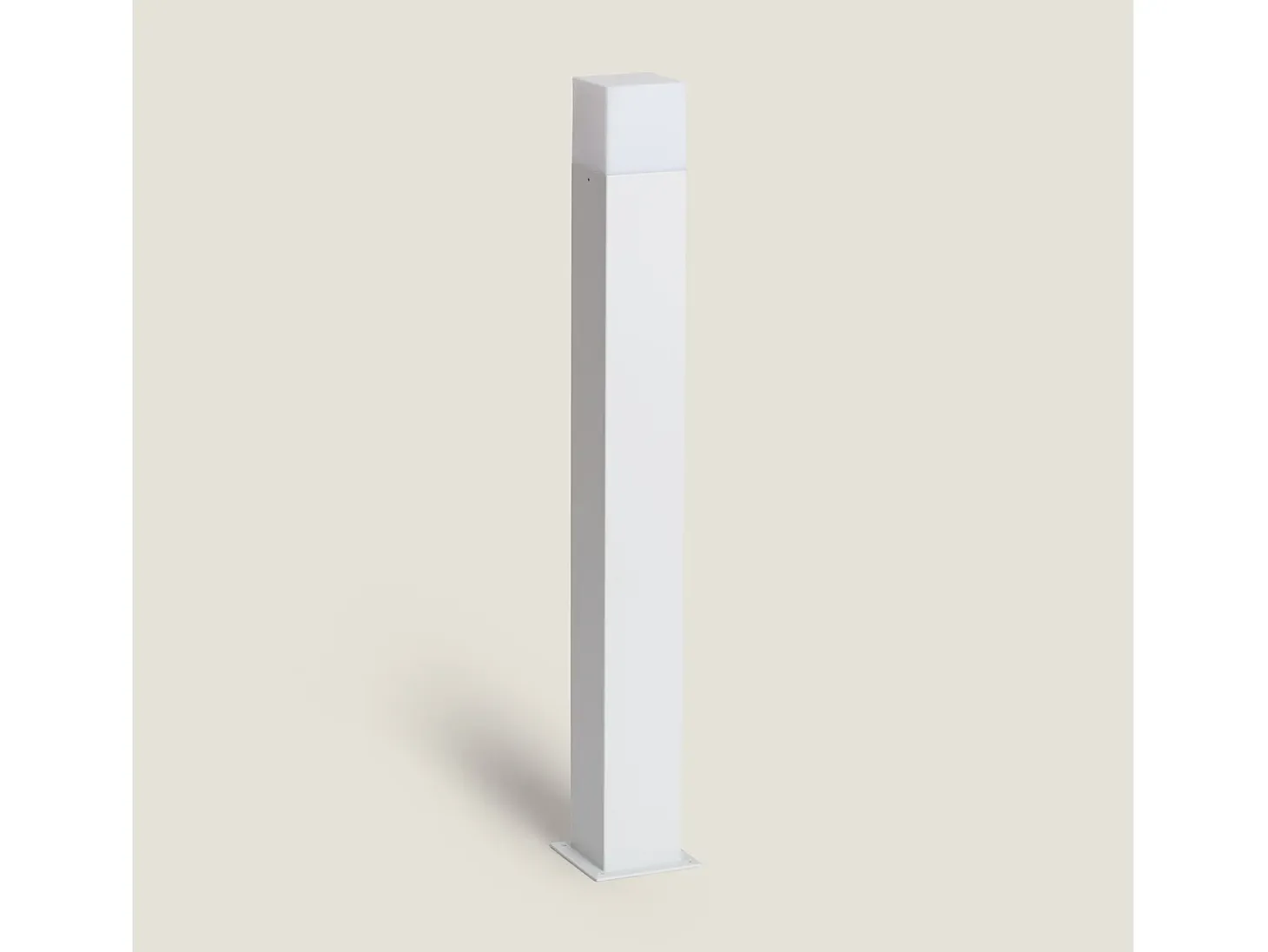 Baliza Exterior Superficie Pie 74cm Augusta Blanca Blanco