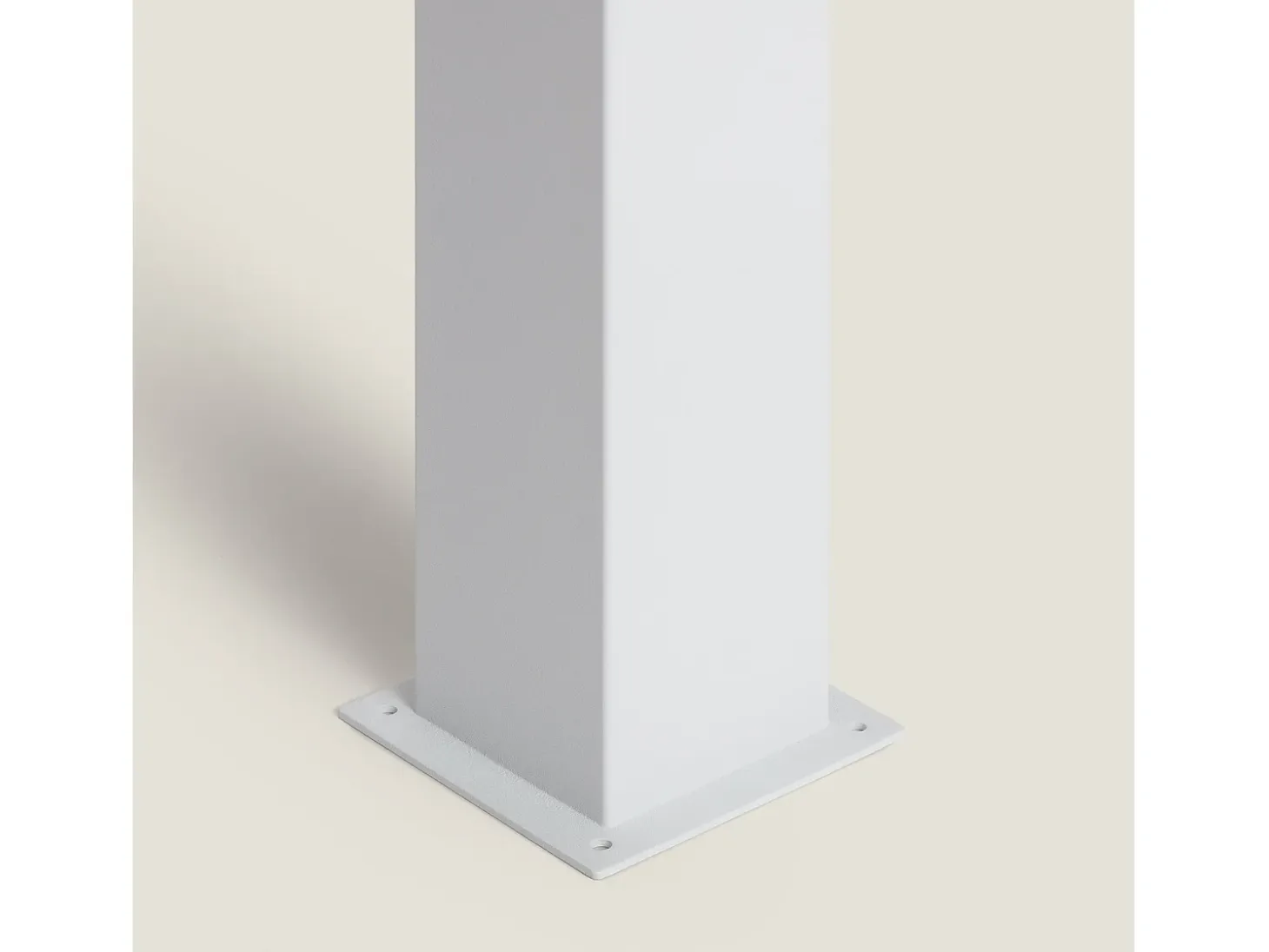 Baliza Exterior Superficie Pie 74cm Augusta Blanca Blanco