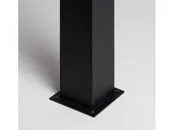 Baliza Exterior Superficie Pie 74cm Augusta Negra